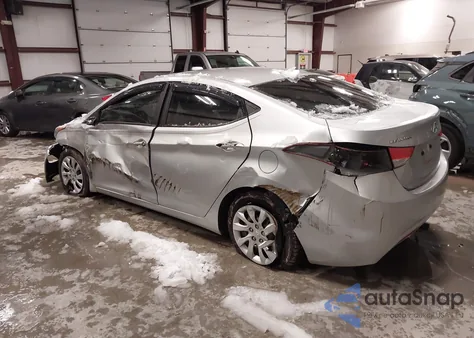 2012 Hyundai Elantra Gls из США, поврежденный, VIN 5NPDH4AE7CH133678